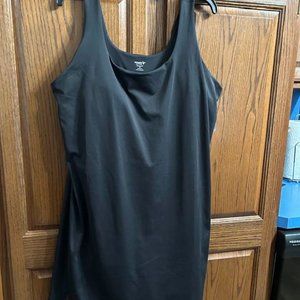 NWT Old Navy Active Powersoft Dress Skort, Size 2X Sleeveless Black Built-In Bra